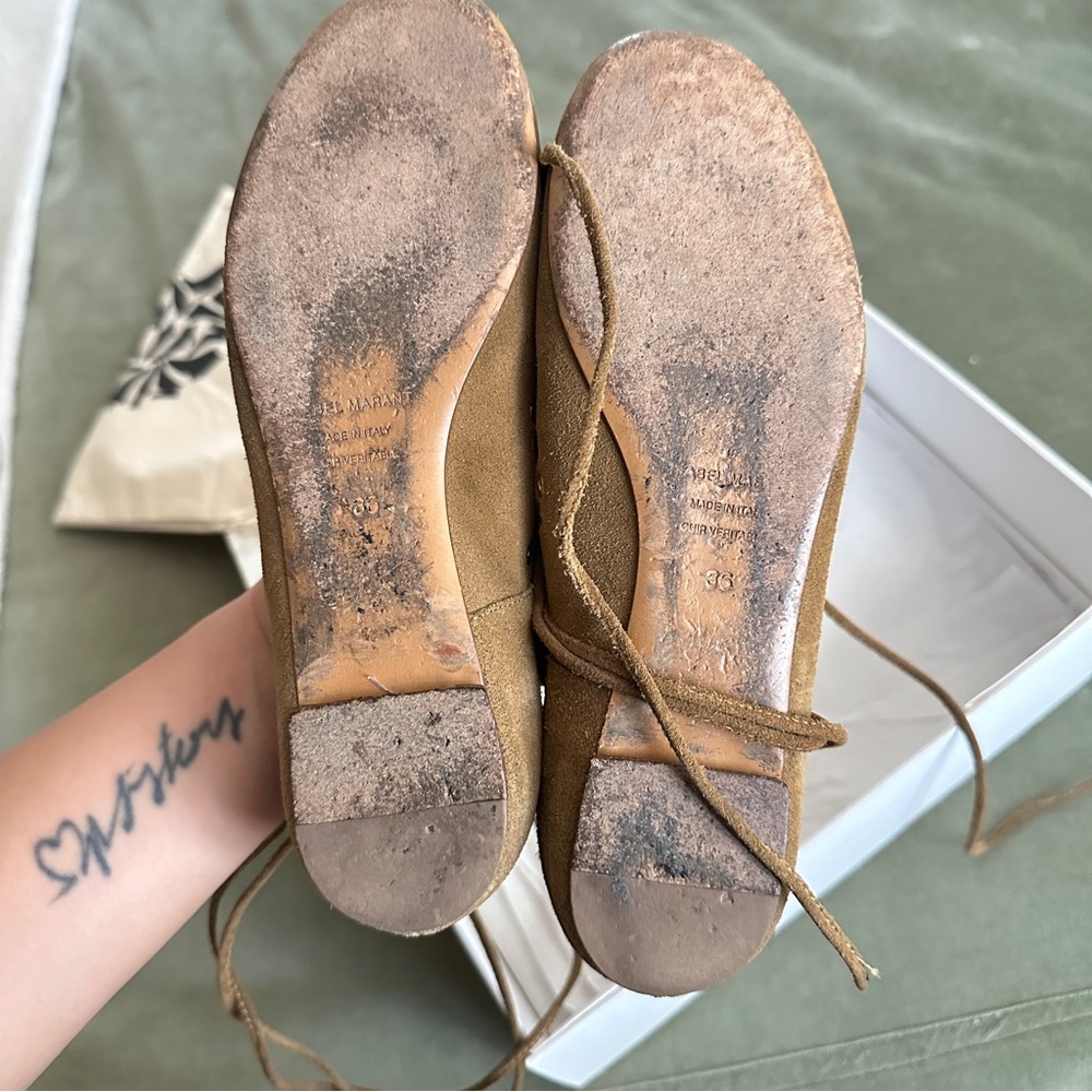 PRE OWNED ISABEL MARANT FLATS SIZE 36 - Picture 10 of 13